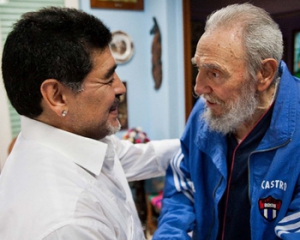 Марадона приехал на похороны Фиделя Кастро
