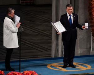 Президенту Колумбії вручили Нобелівську премію