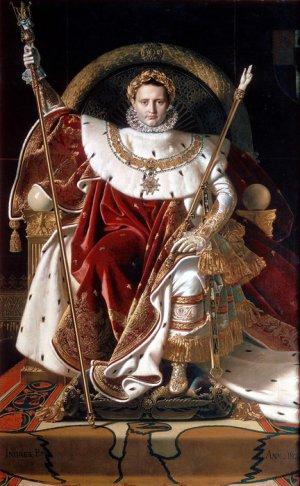 Наполеон в повному імператорському вбранні. Жан Огюст Домінік Енгр.