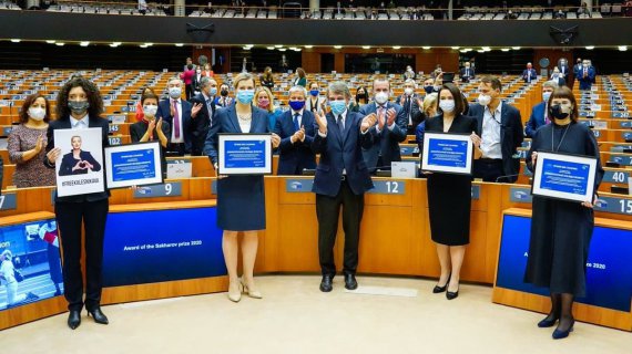 Беларусь получила награду имени Сахарова. 