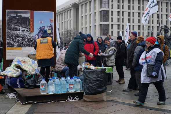 Польова кухня посеред Києва.