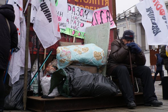 Предприниматели протестуют против решений власти.