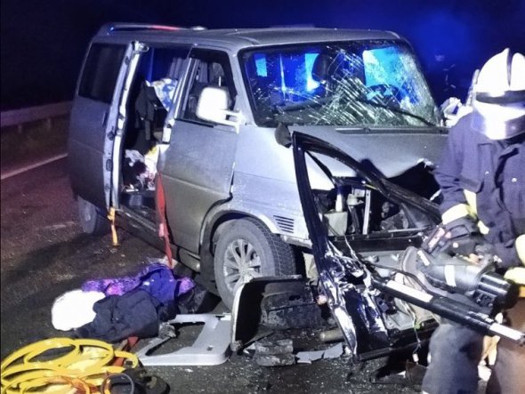 Під час зіткнення скалічилися 10 людей, серед них двоє дітей