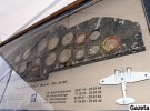 Панель приборов из кабины пилота немецкого бомбардировщика He-111 H-6. 25 марта 1944 из-за метели врезался в гору на Ивано-Франковщине. Экипаж погиб