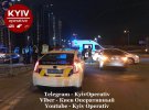 У Києві   поліцейські зі стріляниною зупиняли автомобіль Hyundai, водія якого хотіли взяти за свідка при оформленні протоколу