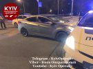 В Киеве полицейские со стрельбой останавливали автомобиль Hyundai, водителя которого хотели взять свидетелем при оформлении протокола