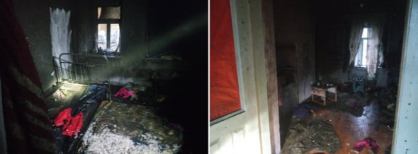 На Одещині під час пожежі в будинку   загинула 3-річна дівчинка. Вдома була сама. Причину  займання встановлюють