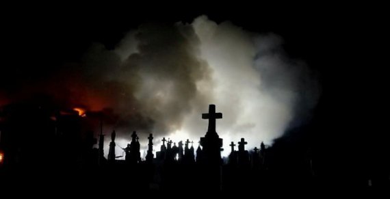 На Львівщині згоріла дерев'яна церква