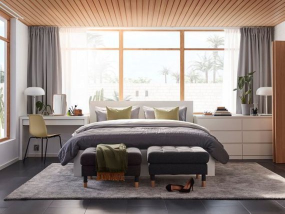Інтер’єр спальні у 2021 році вражає поєднанням кольорів
