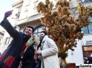 Висота дідуха- близько 4 метрів. Складається зі 120 маленьких дідухів