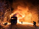 У Чехії сталася масштабна пожежа у потязі