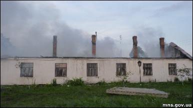 Будинок для літніх   у селі Біле Дубровицького району на Рівненщині вигорів дощенту. 16 людей загинули, ще 11 постраждали