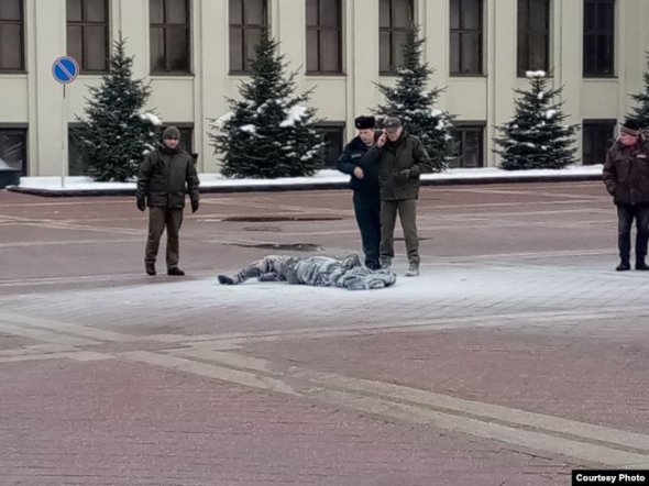 Чоловік підпалив себе.