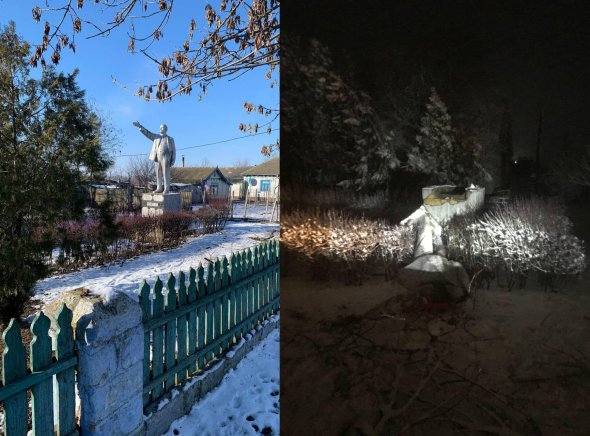Снесли последний памятник Ленину в Украине