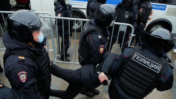 В России задержали более 500 протестующих. Фото: Reuters