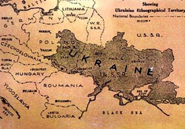 Этнографическая карта Украины