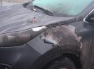 Под Харьковом неизвестные бросили взрывчатку и подожгли автомобили чете активистов, выступающих против работы песчаных карьеров