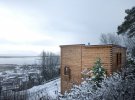 В Норвегии построили впечатляющее жилье на крутом холме