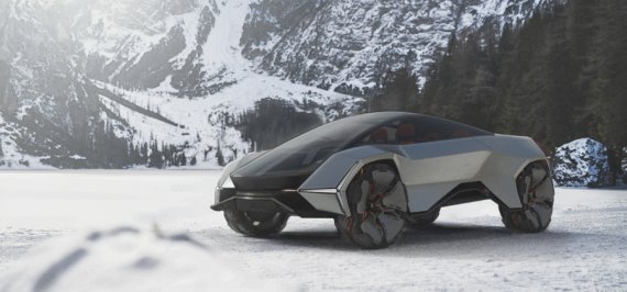 Как будет выглядеть Lamborghini в 2040 году