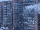 У 14- поверховому  будинку  в Харкові спалахнула пожежа. Є загиблий