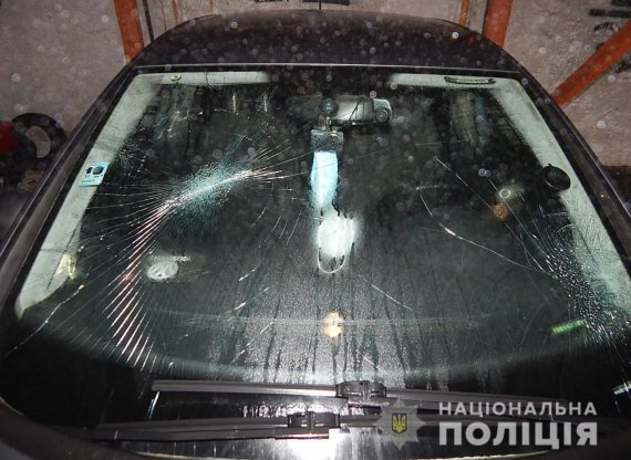 В селі Хлібодарське Біляївського району Одеської області жінка потрощила припарковані автомобілі