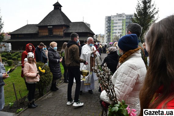 Святкування Вербної неділі у Львові