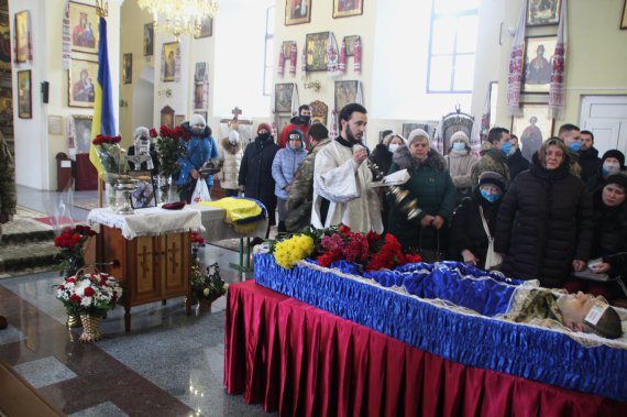 Чин похорона Александра Глушко в Свято-Успенском соборе совершил архиепископ Полтавский и Кременчугский Федор
