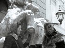 Как в старину выглядел зимний Львов