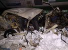 У Києві    товарний поїзд на швидкості розчавив ВАЗ 2101. Загинув 26-річний пасажир
