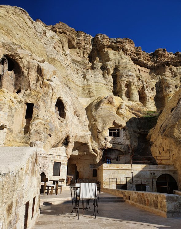 Пещерный отель в Каппадокии.