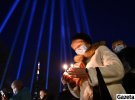 На Мемориале памяти Героев Небесной сотни состоялась акция "Лучи Майдана"
