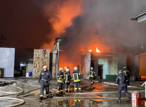 В Харькове горел склад с тканями. Жертв и пострадавших нет
