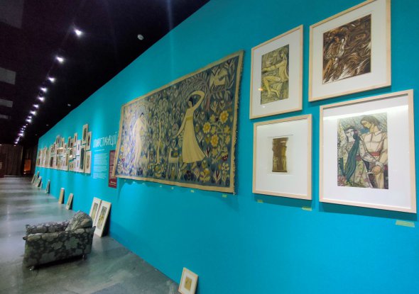 На проєкті "Леся Українка: 150 імен" в київському Українському домі показують роботи художників, присвячені її творам