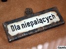 Табличка с польских вагонов Dla niepalacych (для некурящих)