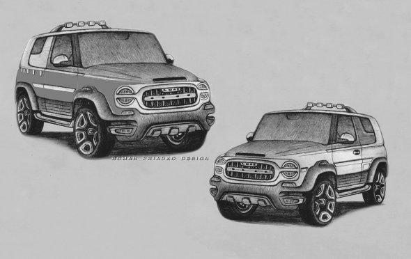 Сучасний і з брезентовим дахом - показали український ЛуАЗ 2021 року