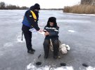 2 марта спасатели пообщались с жителями города Верхние Плавные Полтавской области и объяснили об опасностях пребывания на льду