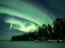 В небе над городом Торассиеппи в Лапландии наблюдалось фантастическое северное сияние