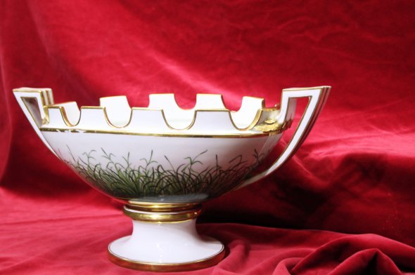 Ваза для охлаждения рюмок из столового сервиза, венский фарфор