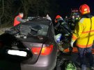 На трассе Киев-Чоп столкнулись Hundai Elantra и Peugeot Partner. Погиб пассажир легковушки. Еще 3 мужчин травмированы