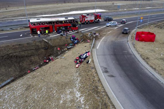 В Польше разбился автобус с украинцами. Шестеро погибли, еще 35 - госпитализированы