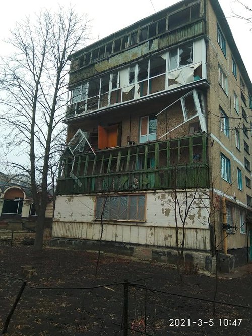 В сети показали фото разрухи в оккупированном Донецке. Фото: Twitter