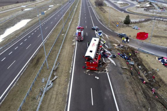 У Польщі розбився автобус з українцями. 5 загинули. У лікарнях залишається 25 постраждалих