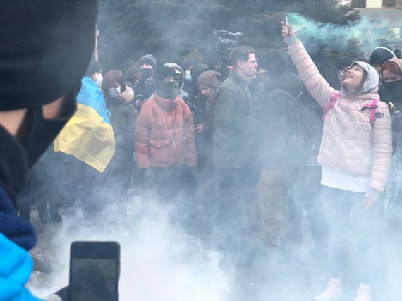 У Києві у вівторок громадяни вийшли на мітинг та вимагали зміни Вищої ради правосуддя