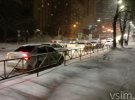 Мокрый снег в Хмельницком вызвал транспортный коллапс
