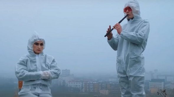 Клип на песню "Шум" для Евровидения группа Go_A сняли на киевской горе Щекавица. Бюджет не превышал 300 гривен.