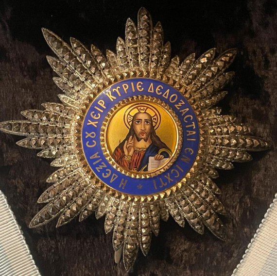 Орден Спасителя. Греція. Золото, срібло, емаль.  Париж, після 1843 року.