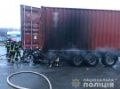 На Черкащині Scoda влетіла під вантажівку загорілася. 23-річний водій загинув на місці