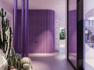 Інтер’єр 2021: фіолетова квартира з майбутнього