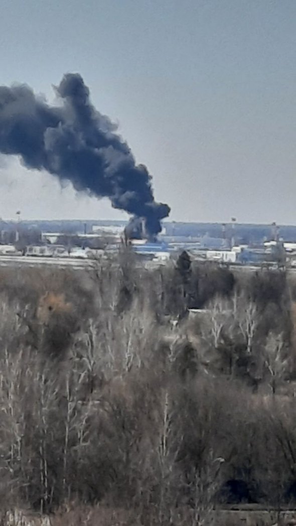 У Борисполі виникла пожежа