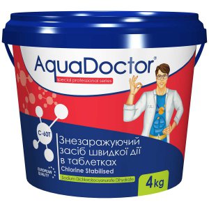 У разі сильно забрудненої води використовуйте хлорні препарати швидкої дії